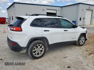 2016 Jeep Cherokee Sport z VIN 1C4PJLABXGW264766, wystawiony jako Copart lot #58787575 z przebiegiem 83 525 mil mil oraz Szkoda całkowita • Salvage title. Historia ofert i sprzedaży dostępna na DreamBid. Obrazek 3.