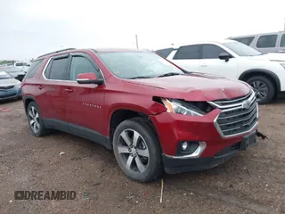 2021 Chevrolet Traverse LT Leather with VIN 1GNEVHKW5MJ204694, listed as a IAAI auction lot 41866949 with 31,999 mi miles. Bid and sale history available at carsss.com. Image 1.