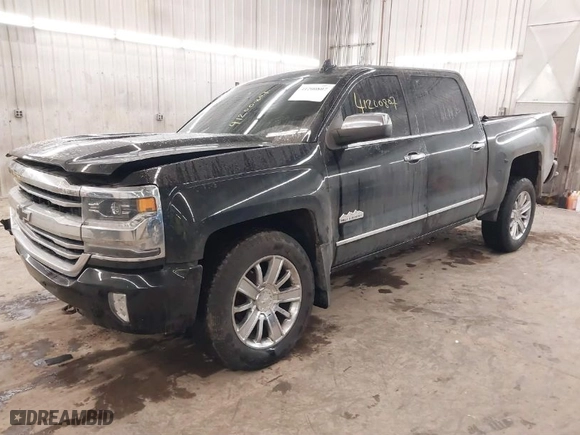 2017 Chevrolet Silverado 1500 High Country with VIN 3GCUKTECXHG512260, listed as a IAAI auction lot 41200807 with 146,647 mi miles. Bid and sale history available at carsss.com. Image 2.