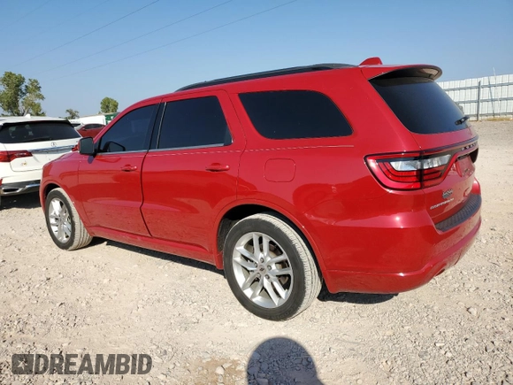 2022 Dodge Durango GT Plus with VIN 1C4RDHDG7NC102371, listed as a Copart auction lot 75436294 with 37,403 mi miles and Clean title. Bid and sale history available at DreamBid. Image 2.
