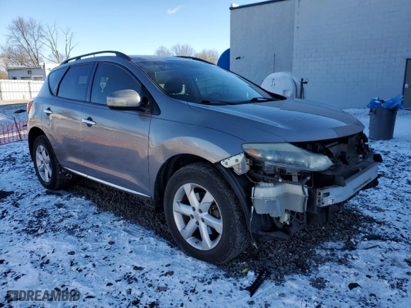 2009 Nissan Murano SL with VIN JN8AZ18U79W019196, listed as a Copart auction lot 87455414 with 195,989 mi miles and Non Repairable. Bid and sale history available at carsss.com. Image 4.