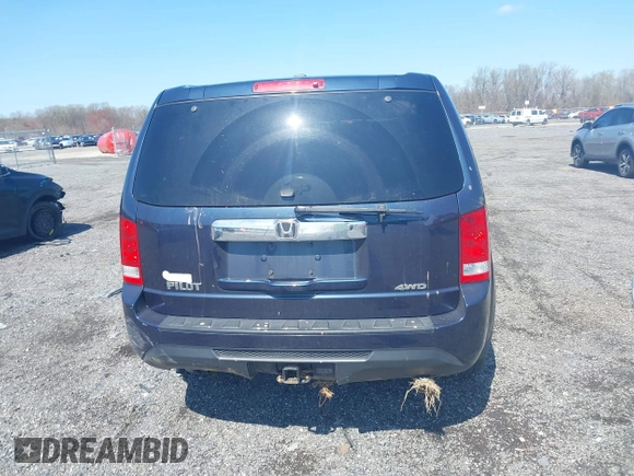 2012 Honda Pilot EX-L with VIN 5FNYF4H55CB049953, listed as a IAAI auction lot 41936397 with 125,726 mi miles and . Bid and sale history available at DreamBid. Image 16.