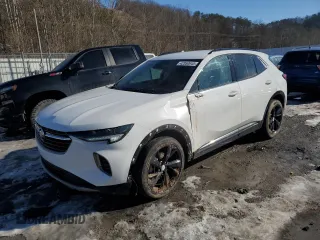 2021 Buick Envision Preferred with VIN LRBFZMR47MD183603, listed as a Copart auction lot 42350045 with Not Provided miles and Salvage Title. Bid and sale history available at carsss.com. Image 1.