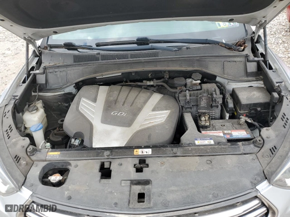 2017 Hyundai Santa Fe Limited Ultimate with VIN KM8SRDHF9HU229792, listed as a Copart auction lot 50763035 with 124,200 mi miles and Clean Title. Bid and sale history available at carsss.com. Image 12.