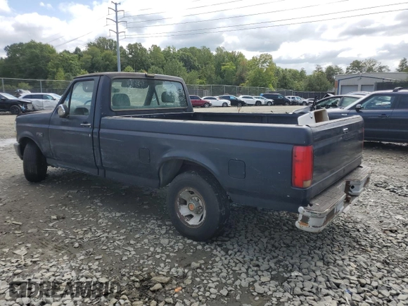 1992 Ford F-150 with VIN 1FTDF15Y7NPA55225, listed as a Copart auction lot 72142614 with 0 mi miles and Salvage Title. Bid and sale history available at carsss.com. Image 2.