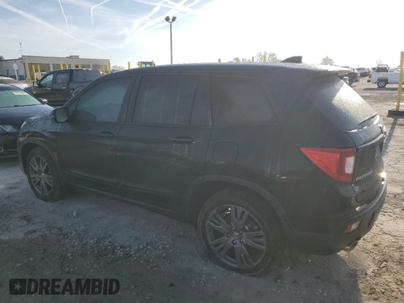 2019 Honda Passport EX-L with VIN 5FNYF7H56KB003404, listed as a Copart auction lot 53935625 with 66,890 mi miles and Salvage title. Bid and sale history available at DreamBid. Image 2.