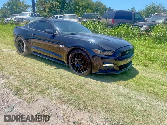 2015 Ford Mustang GT with VIN 1FA6P8CFXF5374945, listed as a Copart auction lot 67069735 with Not provided miles and Clean title. Bid and sale history available at DreamBid. Image 1.