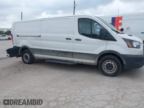 2021 Ford Transit Cargo with VIN 1FTYE1Y83MKA75144, listed as a IAAI auction lot 42079483 with 45,671 mi miles. Bid and sale history available at carsss.com. Image 13.