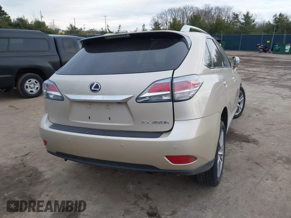 2015 Lexus RX 450h with VIN 2T2BC1BA4FC005711, listed as a IAAI auction lot 41502625 with 142,031 mi miles and . Bid and sale history available at DreamBid. Image 4.