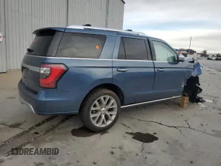 2018 Ford Expedition Platinum with VIN 1FMJU1MT8JEA03232, listed as a Copart auction lot 43085105 with 0 mi miles and Salvage Title. Bid and sale history available at carsss.com. Image 3.
