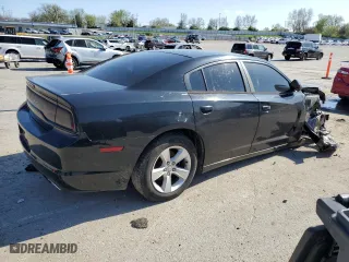 2012 Dodge Charger SE with VIN 2C3CDXBG6CH281424, listed as a Copart auction lot 51985175 with 182,773 mi miles and Salvage Title. Bid and sale history available at carsss.com. Image 3.