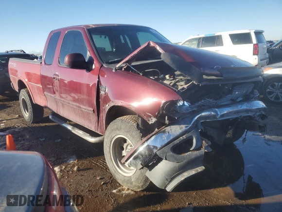 1999 Ford F-150 XL with VIN 1FTRX18L9XKA71512, listed as a Copart auction lot 42809755 with 192,205 mi miles and Salvage Title. Bid and sale history available at carsss.com. Image 4.