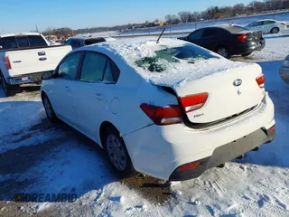 2020 Kia Rio S with VIN 3KPA24AD8LE302090, listed as a IAAI auction lot 41313049 with 80,021 mi miles. Bid and sale history available at carsss.com. Image 3.