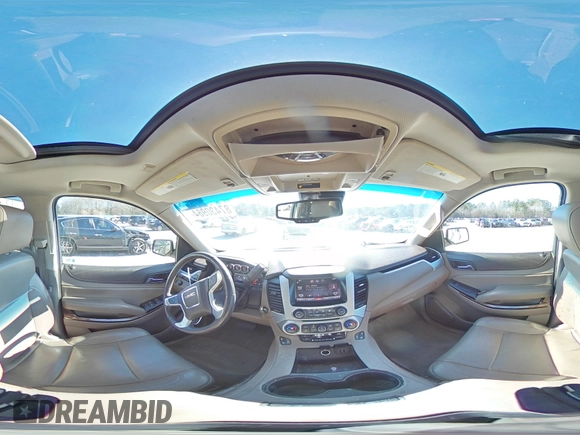2015 GMC Yukon SLT with VIN 1GKS1BKC7FR120802, listed as a Copart auction lot 87430984 with 191,829 mi miles and Salvage Title. Bid and sale history available at carsss.com. Image 13.