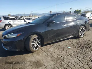 2021 Nissan Maxima SV with VIN 1N4AA6CVXMC508370, listed as a Copart auction lot 50463875 with 101,545 mi miles and Salvage Title. Bid and sale history available at DreamBid. Image 1.