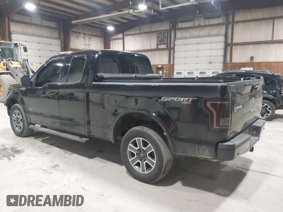 2017 Ford F-150 XL with VIN 1FTEX1EP0HFB72292, listed as a IAAI auction lot 41649699 with 102,132 mi miles. Bid and sale history available at carsss.com. Image 3.
