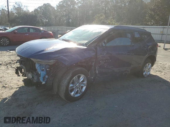 2022 Chevrolet Blazer LT with VIN 3GNKBHR40NS197220, listed as a Copart auction lot 48719685 with 31,199 mi miles and Salvage title. Bid and sale history available at DreamBid. Image 1.
