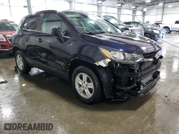 2021 Chevrolet Trax LS with VIN KL7CJNSB2MB316352, listed as a Copart auction lot 45127145 with 57,640 mi miles and Salvage Title. Bid and sale history available at carsss.com. Image 4.