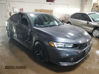 2022 Honda Civic Sedan Sport with VIN 2HGFE2F53NH537282, listed as a Copart auction lot 48748155 with 49,614 mi miles and Salvage Title. Bid and sale history available at carsss.com. Image 4.