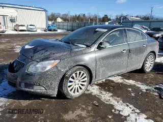 2012 Buick Regal Turbo Premium 1 with VIN 2G4GS5EV8C9204173, listed as a Copart auction lot 46466935 with 130,567 mi miles and Salvage Title. Bid and sale history available at carsss.com. Image 1.