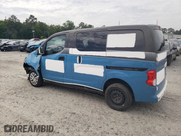 2020 Nissan NV200 SV with VIN 3N6CM0KN6LK695766, listed as a Copart auction lot 53389365 with Not provided miles and Salvage title. Bid and sale history available at DreamBid. Image 2.