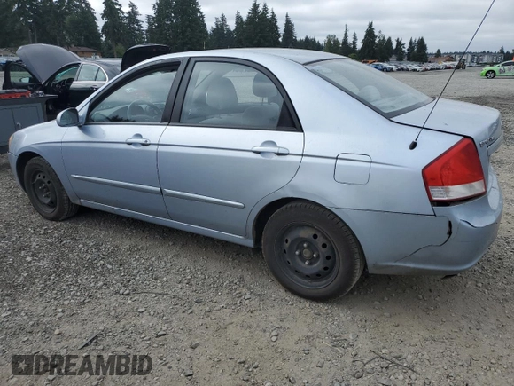 2007 Kia Spectra EX with VIN KNAFE121875438749, listed as a Copart auction lot 60255525 with 171,182 mi miles and Salvage title. Bid and sale history available at DreamBid. Image 2.