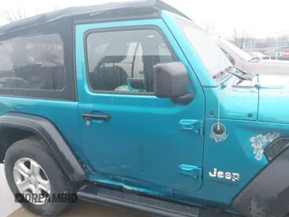 2020 Jeep Wrangler Sport S with VIN 1C4GJXAN4LW263737, listed as a IAAI auction lot 41983063 with 38,209 mi miles and . Bid and sale history available at DreamBid. Image 14.