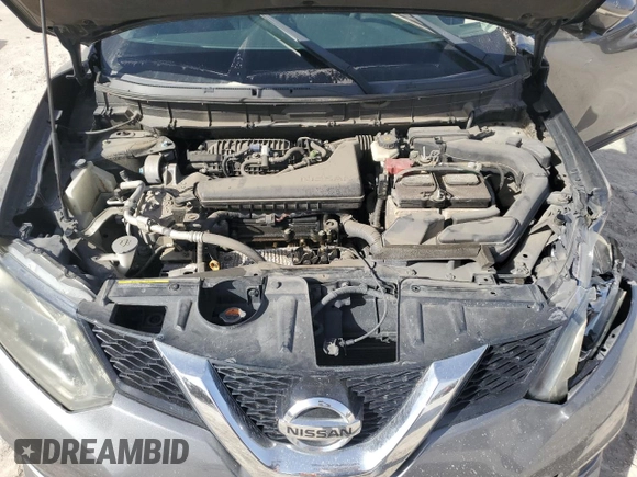 2014 Nissan Rogue SV with VIN 5N1AT2MT7EC795772, listed as a Copart auction lot 48266205 with 119,939 mi miles and Salvage Title. Bid and sale history available at carsss.com. Image 14.