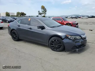 2015 Acura TLX V6 Advance with VIN 19UUB2F72FA023750, listed as a Copart auction lot 49858305 with 183,565 mi miles and Salvage Title. Bid and sale history available at carsss.com. Image 4.