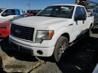 2014 Ford F-150 XL with VIN 1FTFX1CF9EKE91580, listed as a Copart auction lot 37954584 with 334,817 mi miles and Salvage title. Bid and sale history available at DreamBid. Image 1.