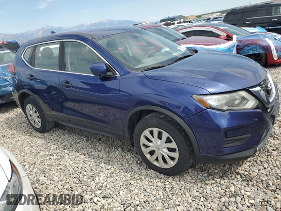 2017 Nissan Rogue S with VIN JN8AT2MV6HW013152, listed as a Copart auction lot 59720365 with 86,825 mi miles and Salvage title. Bid and sale history available at DreamBid. Image 4.