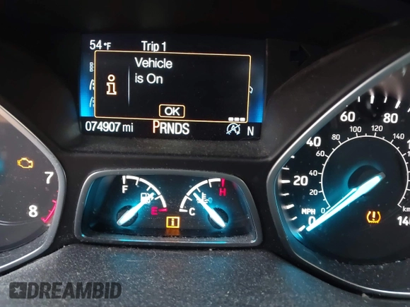 2018 Ford Escape SEL with VIN 1FMCU9HD6JUA58844, listed as a IAAI auction lot 40863795 with 74,907 mi miles. Bid and sale history available at carsss.com. Image 16.