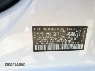 2021 Volkswagen Jetta SEL with VIN 3VWE57BUXMM099393, listed as a Copart auction lot 55982405 with 107,831 mi miles and Salvage title. Bid and sale history available at DreamBid. Image 13.