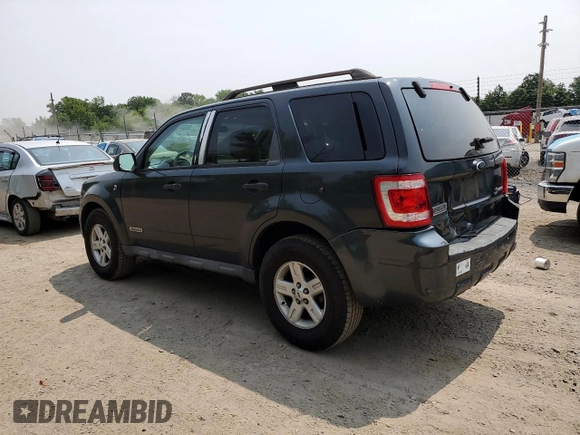 2008 Ford Escape Hybrid z VIN 1FMCU49H38KA03178, wystawiony jako Copart lot #59577115 z przebiegiem 223 992 mil mil oraz Szkoda całkowita • Salvage title. Historia ofert i sprzedaży dostępna na DreamBid. Obrazek 2.