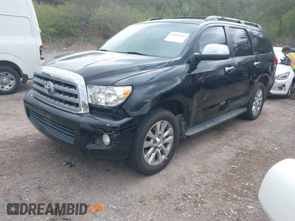 2008 Toyota Sequoia Ltd with VIN 5TDZY68A18S014708, listed as a IAAI auction lot 41805662 with 254,638 mi miles. Bid and sale history available at carsss.com. Image 17.