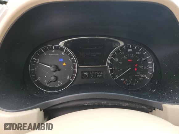 2015 Nissan Pathfinder Platinum with VIN 5N1AR2MN9FC684030, listed as a Copart auction lot 59079065 with 118,352 mi miles and Salvage title. Bid and sale history available at DreamBid. Image 9.
