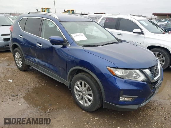 2018 Nissan Rogue SV with VIN JN8AT2MV7JW307875, listed as a IAAI auction lot 41559751 with 76,831 mi miles. Bid and sale history available at carsss.com. Image 1.