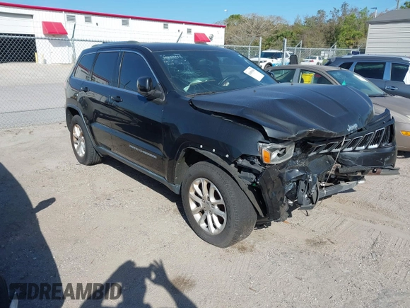 2014 Jeep Grand Cherokee Laredo with VIN 1C4RJEAG7EC263590, listed as a IAAI auction lot 41699106 with 136,581 mi miles and . Bid and sale history available at DreamBid. Image 1.