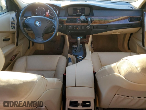 2007 BMW 5 Series 530xi with VIN WBANF73567CU24969, listed as a Copart auction lot 77859734 with 251,508 mi miles and Salvage Title. Bid and sale history available at carsss.com. Image 8.