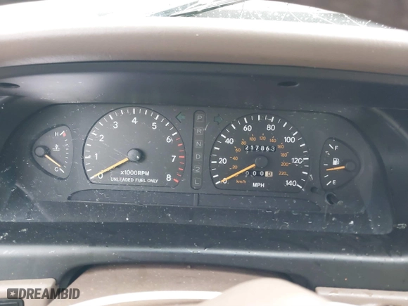 1997 Toyota Avalon XL with VIN 4T1BF12B1VU198756, listed as a IAAI auction lot 41613887 with 217,863 mi miles. Bid and sale history available at carsss.com. Image 7.