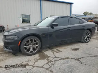 2015 Dodge Charger SXT with VIN 2C3CDXHG1FH896295, listed as a Copart auction lot 59334265 with 191,161 mi miles and Salvage title. Bid and sale history available at DreamBid. Image 1.