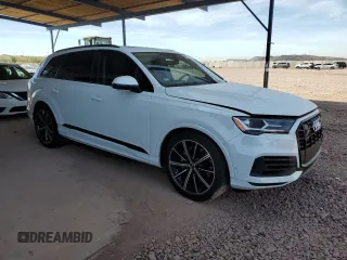 2022 Audi Q7 Prestige with VIN WA1VXBF73ND014986, listed as a Copart auction lot 45698425 with 22,181 mi miles and Salvage title. Bid and sale history available at DreamBid. Image 4.