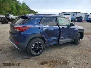 2022 Chevrolet TrailBlazer LT with VIN KL79MPSL0NB054595, listed as a Copart auction lot 52631695 with 25,839 mi miles and Salvage Title. Bid and sale history available at carsss.com. Image 3.
