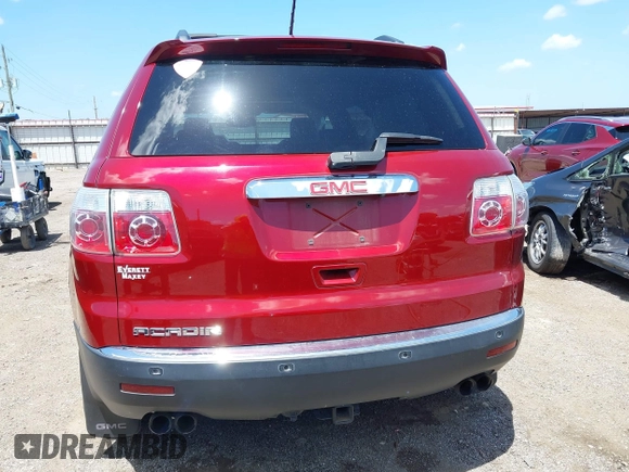 2011 GMC Acadia SLT1 with VIN 1GKKRRED7BJ286543, listed as a IAAI auction lot 42558021 with 97,963 mi miles and . Bid and sale history available at DreamBid. Image 16.