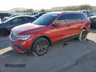 2022 Volkswagen Tiguan SE with VIN 3VV3B7AX9NM033175, listed as a Copart auction lot 88956345 with 39,219 mi miles and Salvage Title. Bid and sale history available at DreamBid. Image 1.