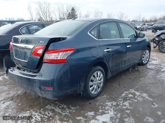 2015 Nissan Sentra SR with VIN 3N1AB7AP1FL670397, listed as a IAAI auction lot 41579760 with NaN miles. Bid and sale history available at carsss.com. Image 4.