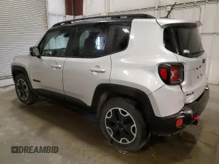 2017 Jeep Renegade Trailhawk with VIN ZACCJBCB2HPF93496, listed as a Copart auction lot 57511145 with 81,163 mi miles and Salvage title. Bid and sale history available at DreamBid. Image 2.
