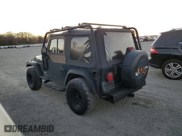 2005 Jeep Wrangler SE with VIN 1J4FA29155P363501, listed as a Copart auction lot 80388314 with 97,564 mi miles and Clean Title. Bid and sale history available at carsss.com. Image 2.
