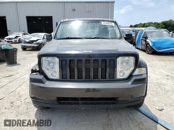 2008 Jeep Liberty Sport with VIN 1J8GP28K78W164794, listed as a Copart auction lot 55589035 with 97,454 mi miles and Salvage Title. Bid and sale history available at DreamBid. Image 5.