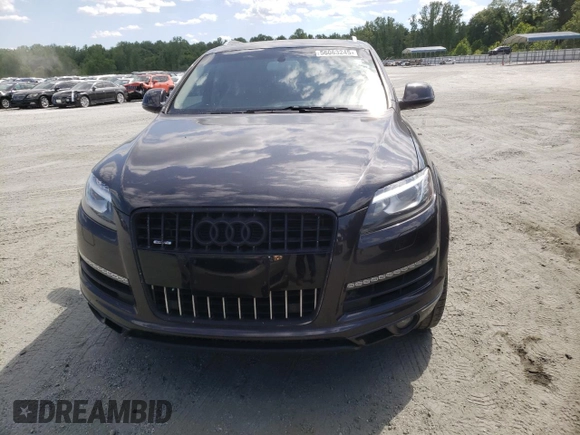 2015 Audi Q7 Premium Plus with VIN WA1LGAFEXFD019247, listed as a Copart auction lot 56063245 with 183,825 mi miles and Clean Title. Bid and sale history available at DreamBid. Image 5.